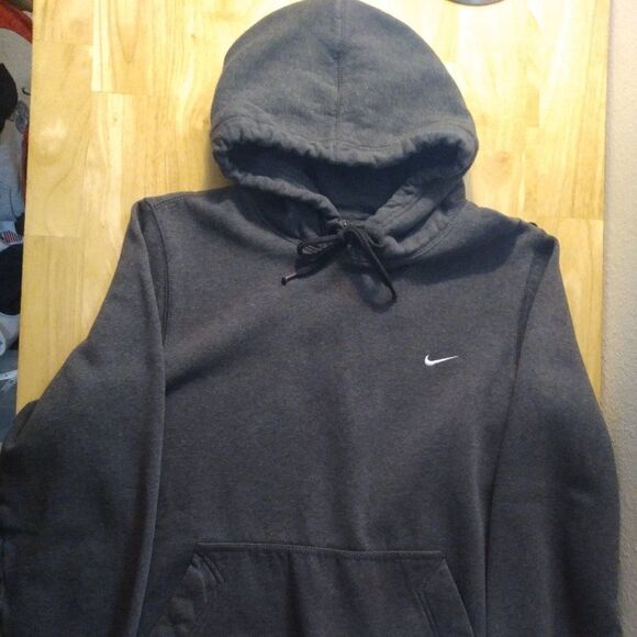 Vintage Nike Small Swoosh Logo Hoodie Sweatshirt - Picture 2 of 9